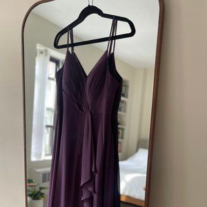 Azazie-Davis plum dress, size 8